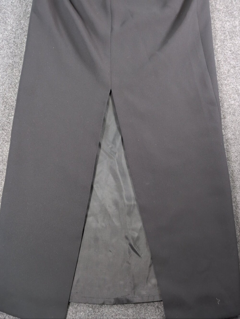 Karen Miller Elegant Black Beaded Evening Dress Size 10 - Picture 9 of 11